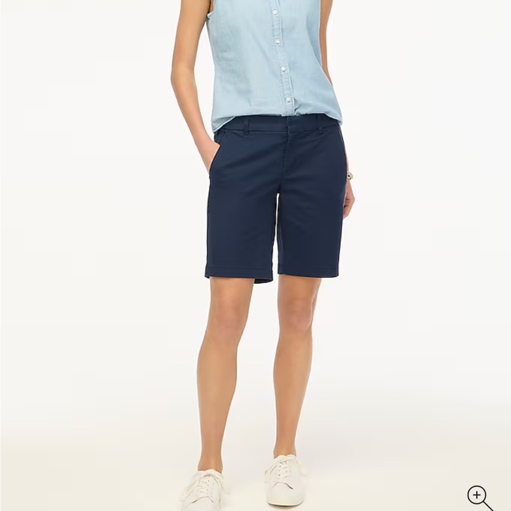 [J CREW FACTORY] FRANKIE BERMUDA SHORTS-NAVY